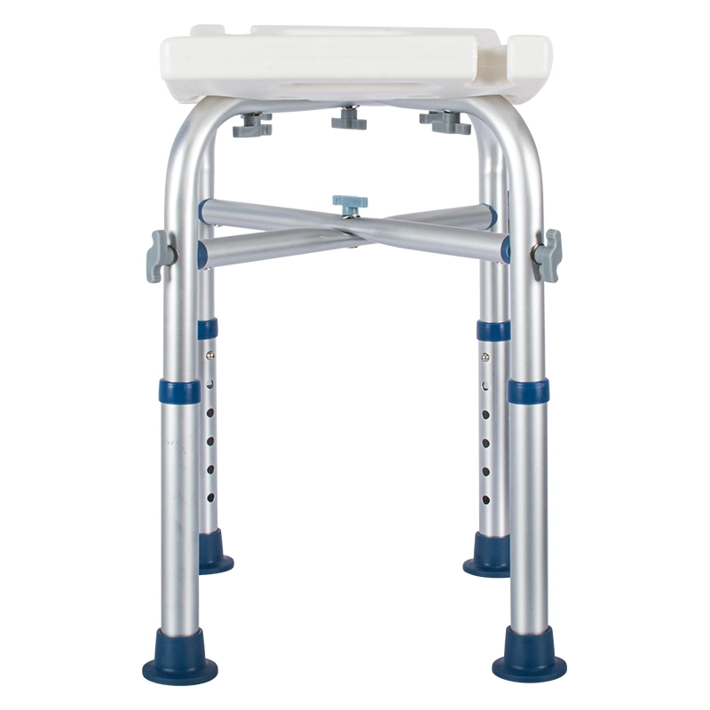 White Tool Free Assembly Shower Stool