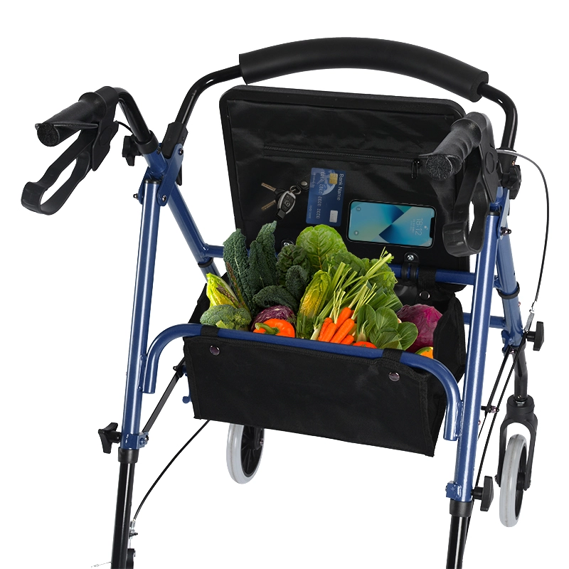 Aluminum Rollator Walker With Seat