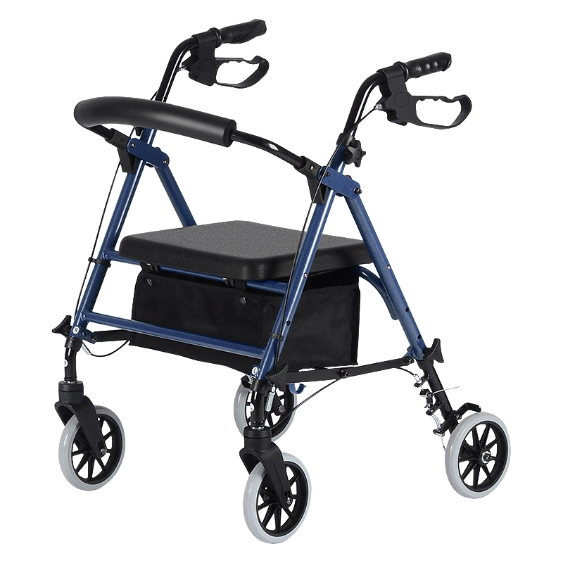 Rollator Walker för äldre promenader